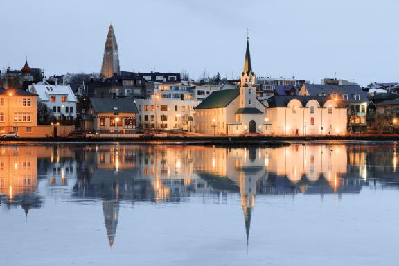 Reykjavik, dusk