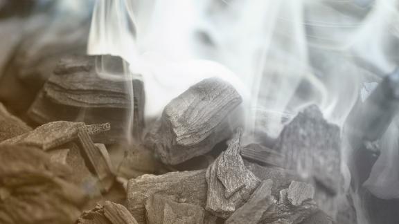 Smoking coals